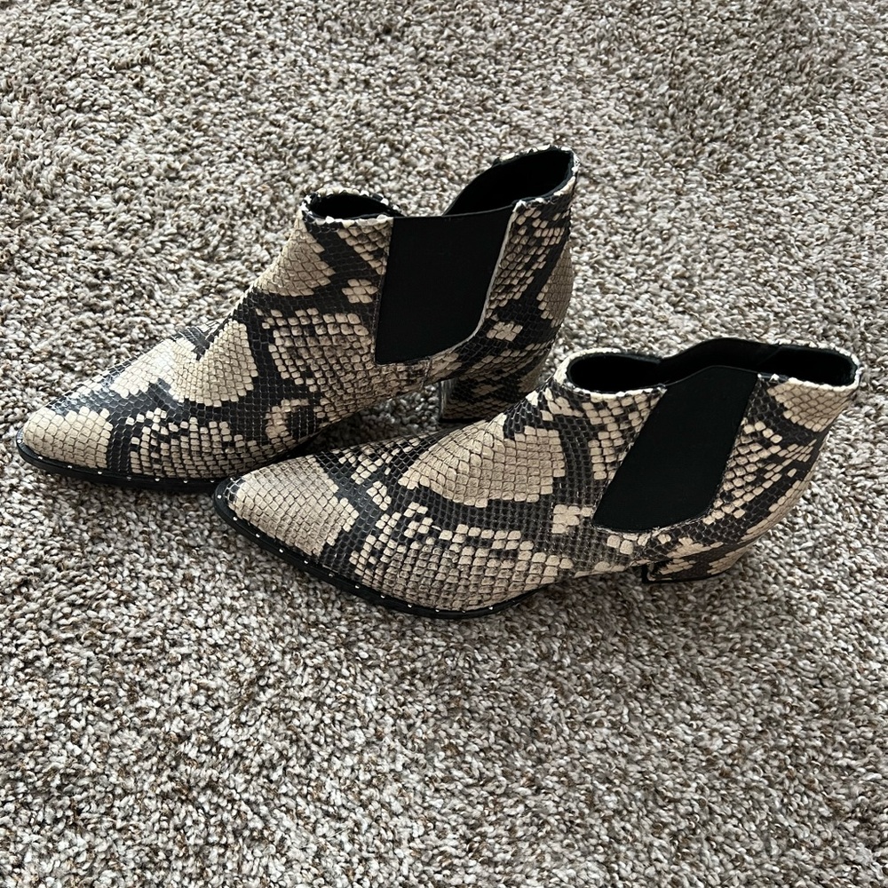Freda Salvador snakeskin boot